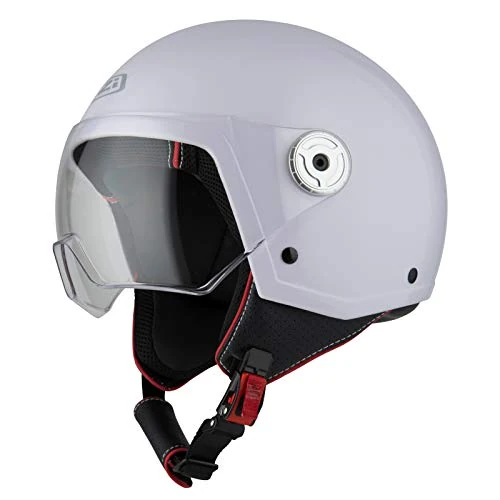 NZI Vintage 3 Men's Helmet, Pearl White, XS