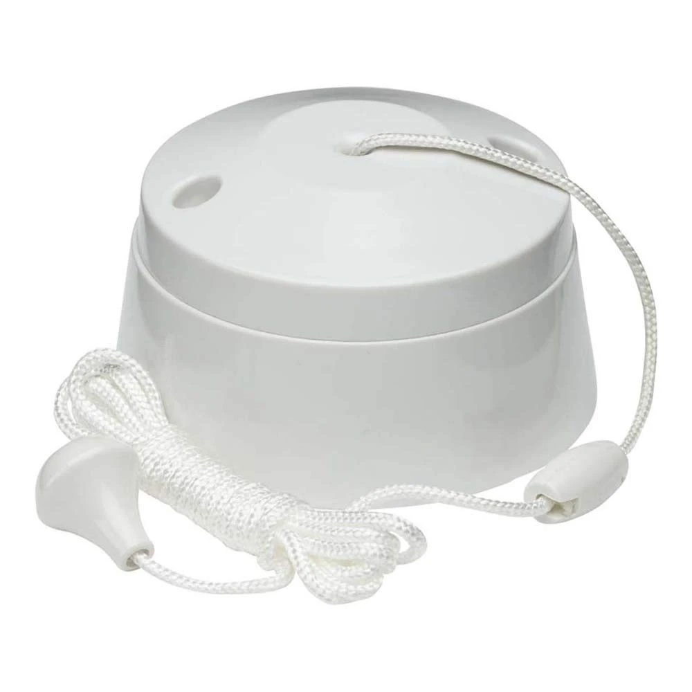Knightsbridge SN8290 1-Way Pull Cord Switch, 10A white 1W