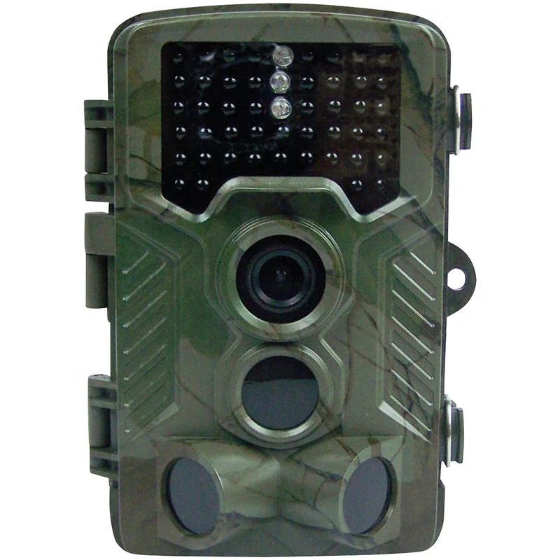 Berger & Schröter WiFi 4K Full HD 20MP Wildlife Camera, Black LEDs, Sound Recording, Wi-Fi, Time Lapse Function, Camouflage Green