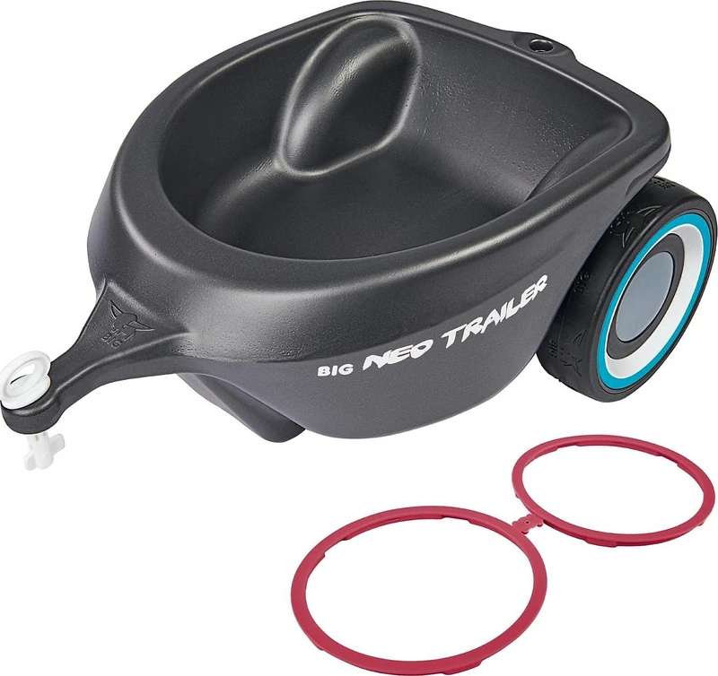 BIG Bobby-Car Neo Trailerr Bobbycar trailer slide car accessories children anthracite