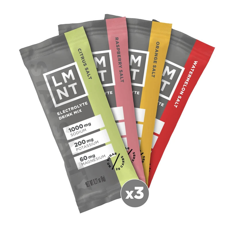 LMNT Electrolyte Drink Mix | Hydration Powder | Keto & Paleo | No Sugar, No Artificial Ingredients | Variety Pack | 12 Stick Packs