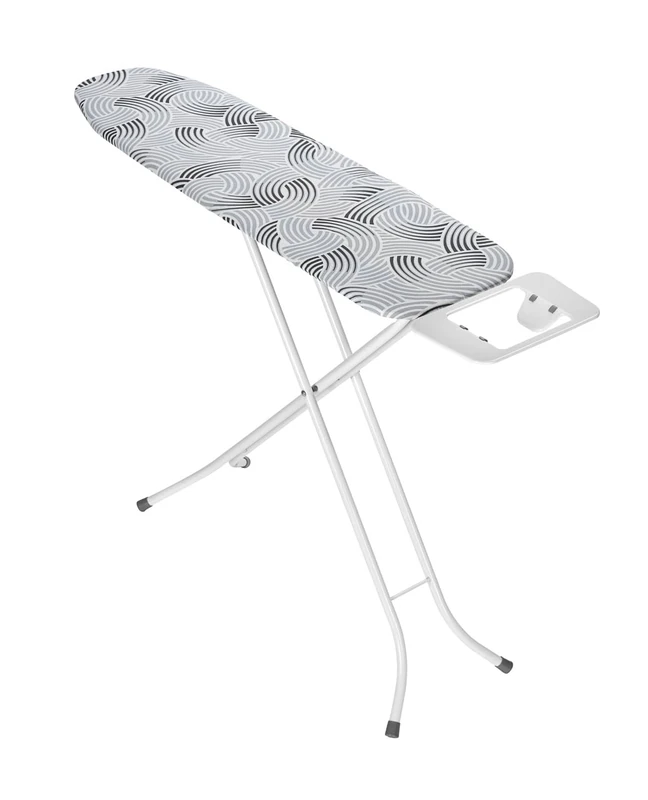 WENKO Base Ironing Board 110 x 30 cm – Ironing Board, Multiple Height-Adjustable, Metal, 30 x 110 cm, Multi-Coloured - Image 1