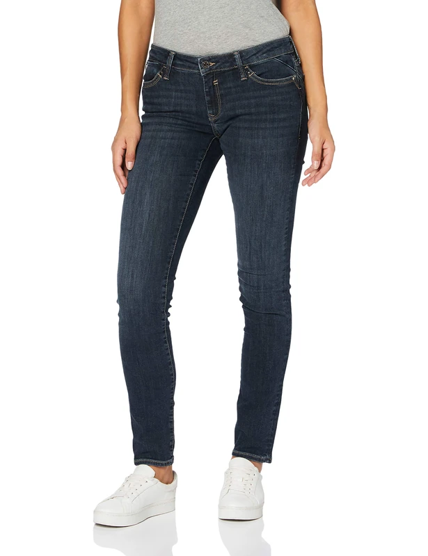 Mavi Women's Lindy Jeans Not Applicable, Mid Foggy Glam, 31/30