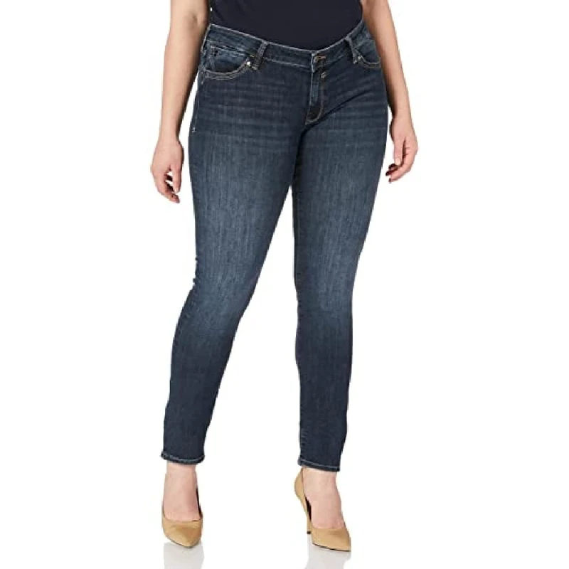Mavi Women's Lindy Jeans Not Applicable, Dark Brushed Glam, 27/34
