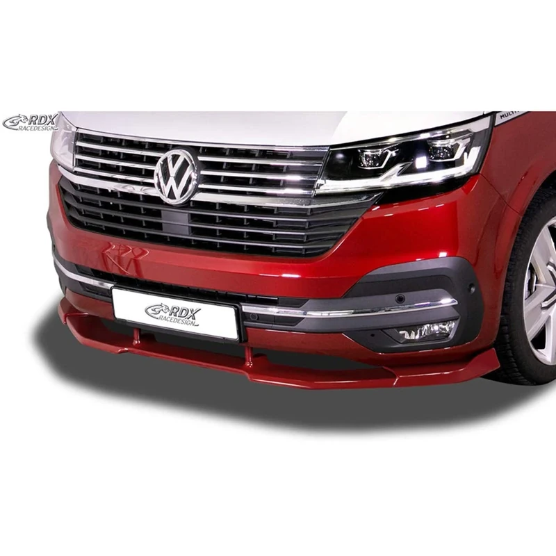 RDX Racedesign Front spoiler Vario-X compatible with Volkswagen Transporter T6 Facelift (T6.1) 2019- (painted & unpainted bumper) (PU)