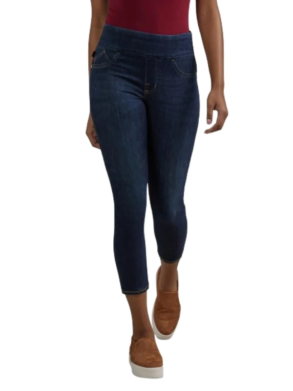 Rock & Republic Women's Denim Rx Fever Stretch Crop Capri Jean, Heart Beat-Dark Indigo, 2