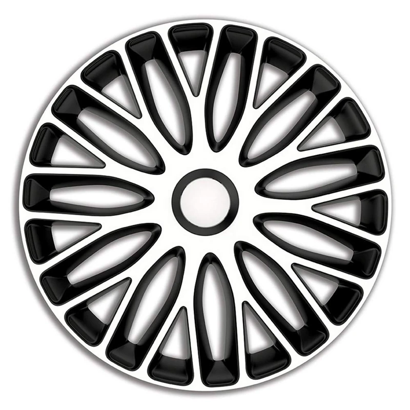 AutoStyle Set wheel covers Mugello 17-inch white/black