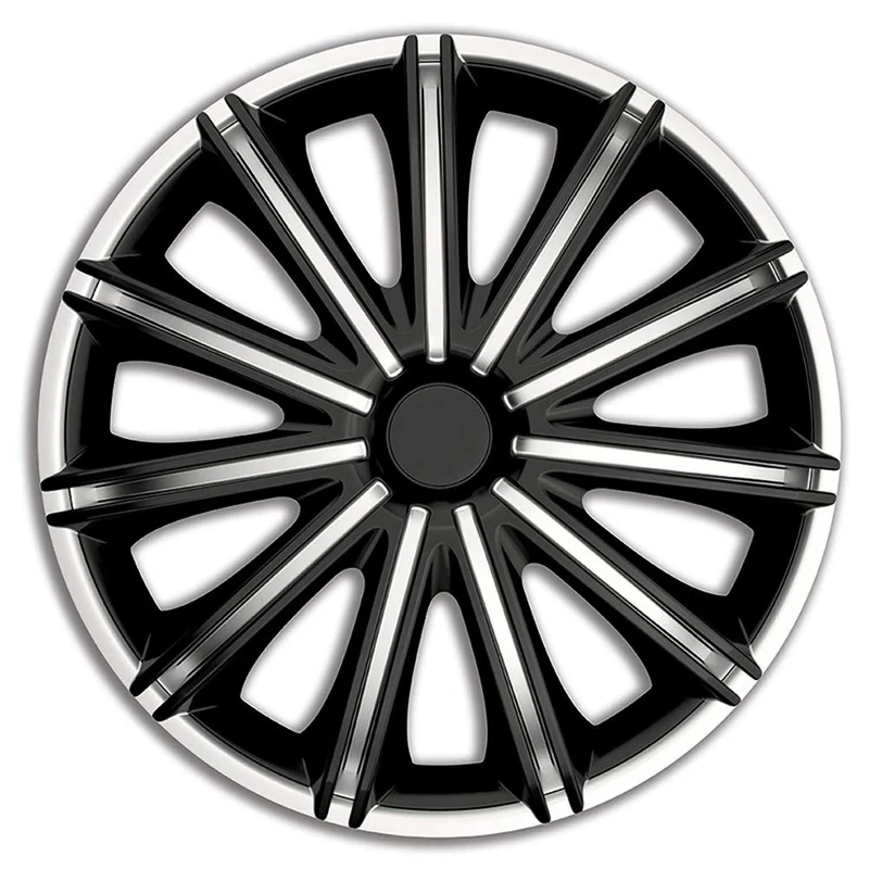 AutoStyle Set wheel covers Nero 18-inch silver/black