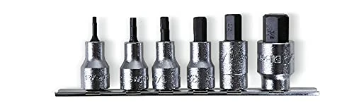 BETA 920PE-AS/SB6 1/2-inch Square Socket Set with 1/2-inch Square Drive Chrome