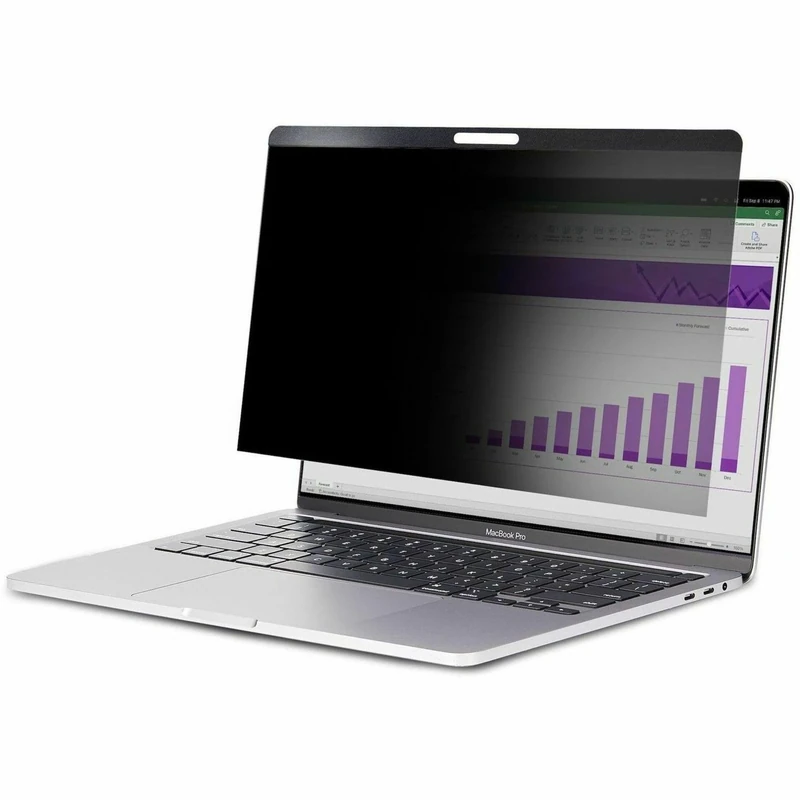 StarTech.com Laptop Privacy Screen for 15 inch MacBook Pro & MacBook Air - Magnetic Removable Security Filter - Blue Light Reducing Screen Protector 16:10 - Matte/Glossy - +/-30 Degree (PRIVSCNMAC15) - Image 1