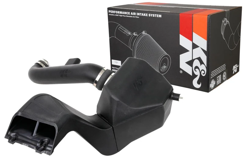K&N Cold Air Intake System: High-Flow Air Filter, Increase Performance & Towing: Compatible with 2015-2020 FORD: F150,63-2610