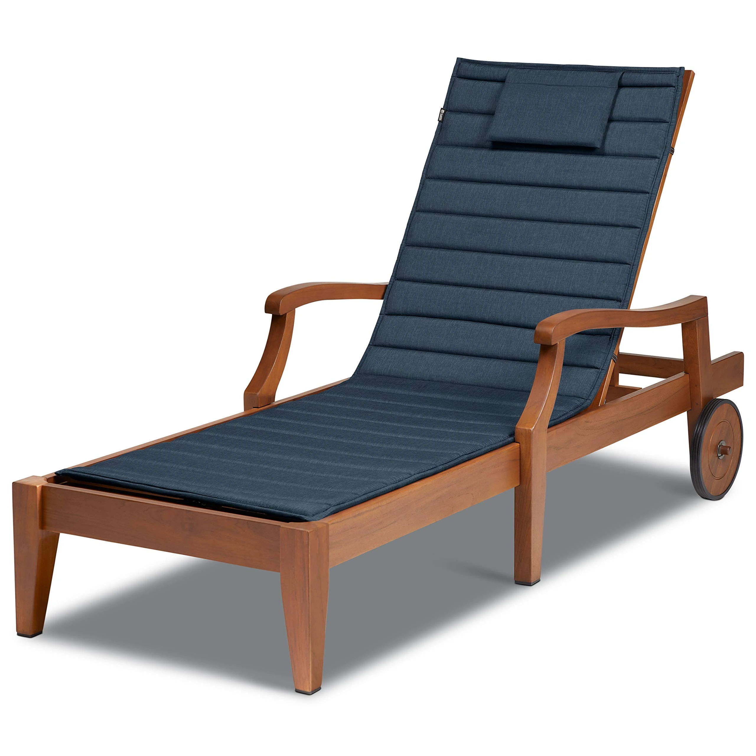 Classic Accessories 60-531-015501-EC Storigami FadeSafe Chaise Lounge, 74" L x 23" W, Heather Indigo Outdoor Cushion