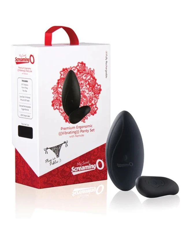 The Screaming O Ergonomic Remote-E31045 Ergonomic Remote Black one