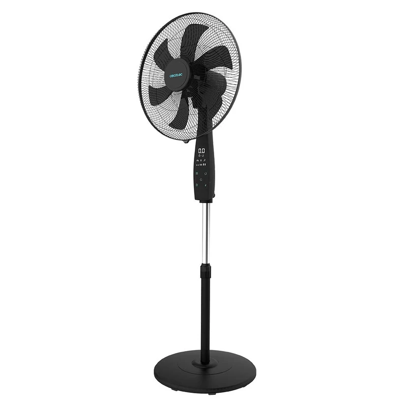 Cecotec Fan on Pie Energy Silence 620 Max Flow Smart. 18 Inches (45 cm), 6 Blades, Power 70w, Copper Motor, 3 Speed, Oscillation 75º, Adjustable Height, Timer