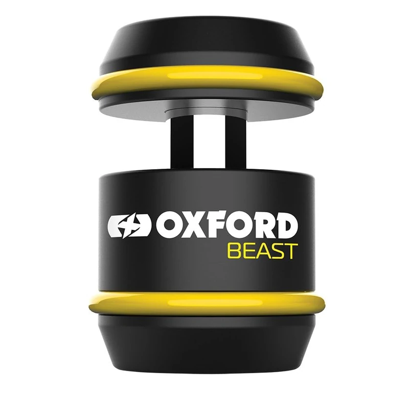 Oxford Beast Lock Padlock. Motorcycle Diamond Sold Secure. LK120, Black - Image 1