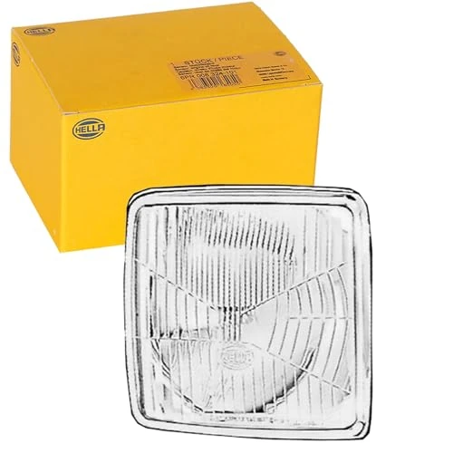 HELLA 1AA 127 473-015 Halogen-Insert, headlight - 24/12V - rectangular - Reference number: 10 - Fitting - Lens Colour: Crystal clear - Plug: Male - left/right - Quantity: 1