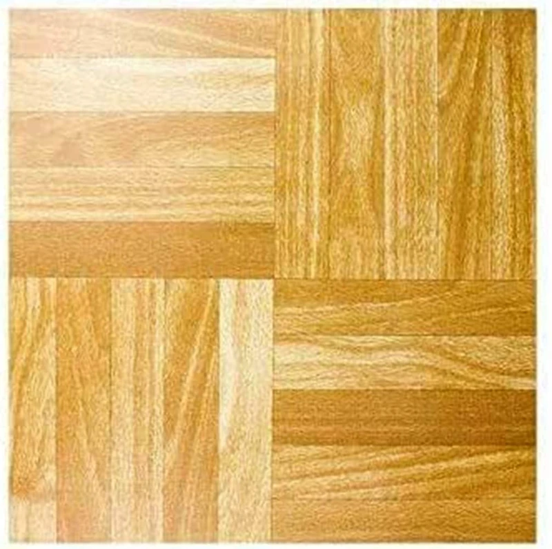 DIVCHI Square Wood Effect, 12 Inch x 12 Inch, Self Adhesive Vinyl Floor Tiles (100 PCS) - Image 1