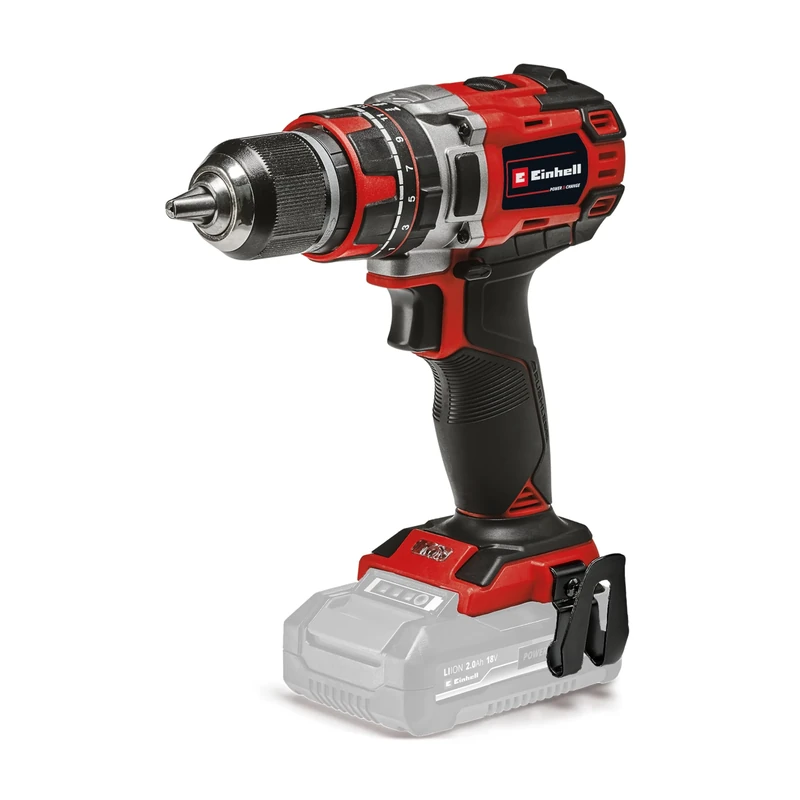 Einhell Impact Drill Driver TE-CD 18/50 Li-i BL Solo Power X-Change (Li-ion, 18 V, 50 Nm, Brushless Motor, 2-Speed Gearing, Soft Grip, Supplied Without Battery or Charger)