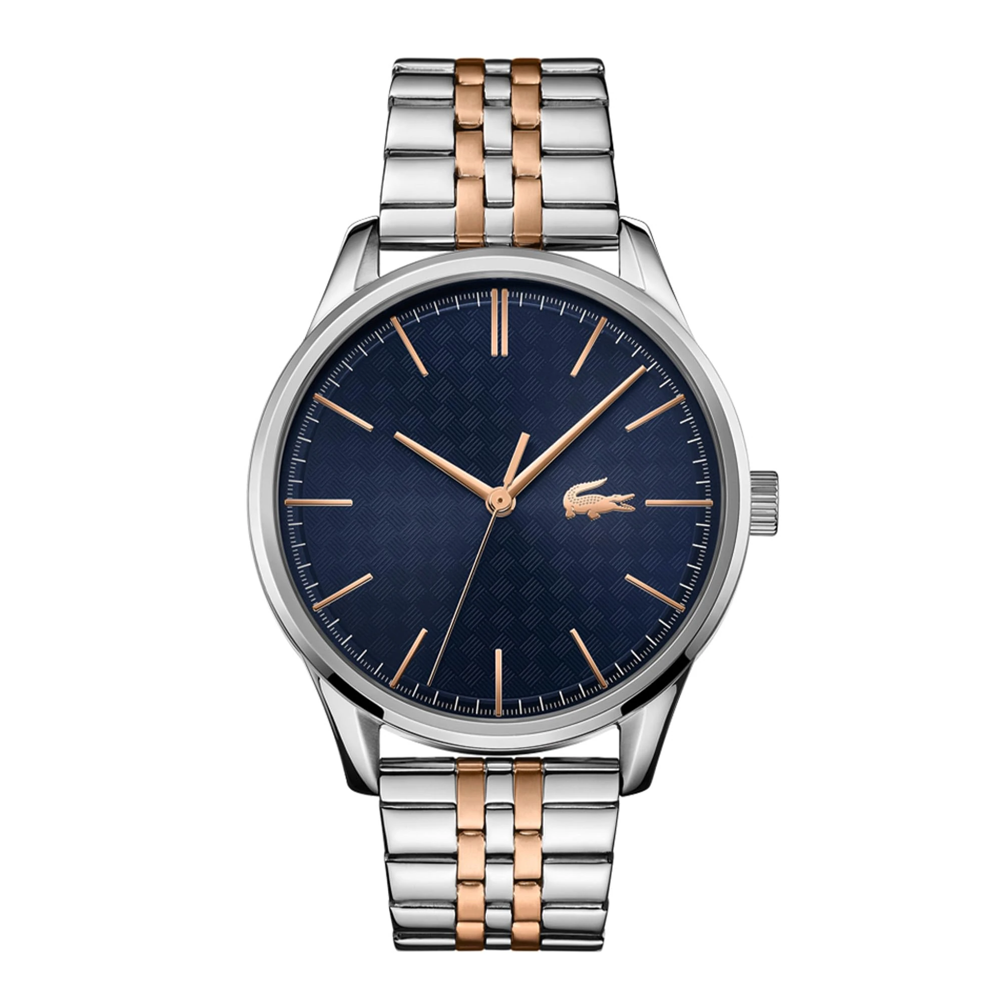 Lacoste Analogue Quartz Watch for Men Vienna Collection with Two-Tone Stainless Steel Bracelet - 2011048