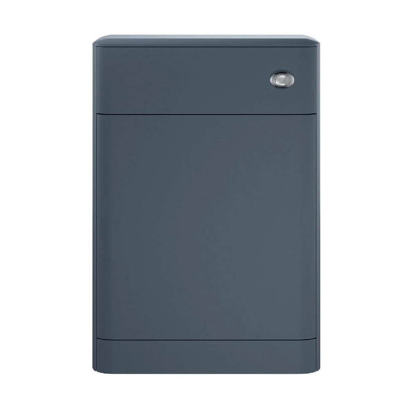 Hudson Reed SAR341 Sarenna Modern Bathroom Floor Standing WC Unit (Pan & Cistern not included), 800 x 550 x 200mm, Mineral Blue