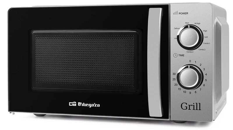 Orbegozo MIG 2138 Microwave with Grill and 20-Litre Capacity, 5 Operating Levels and 3 Combined Functions, Timer up to 30 Minutes, 700–900 W