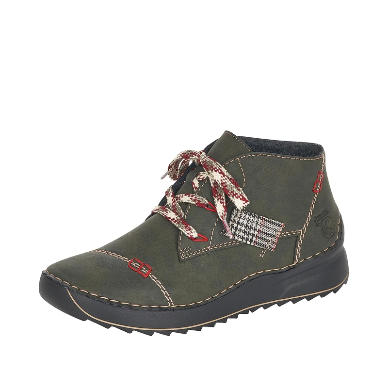 Rieker 51534 Women’s Fashion Boot, Green, 8 UK