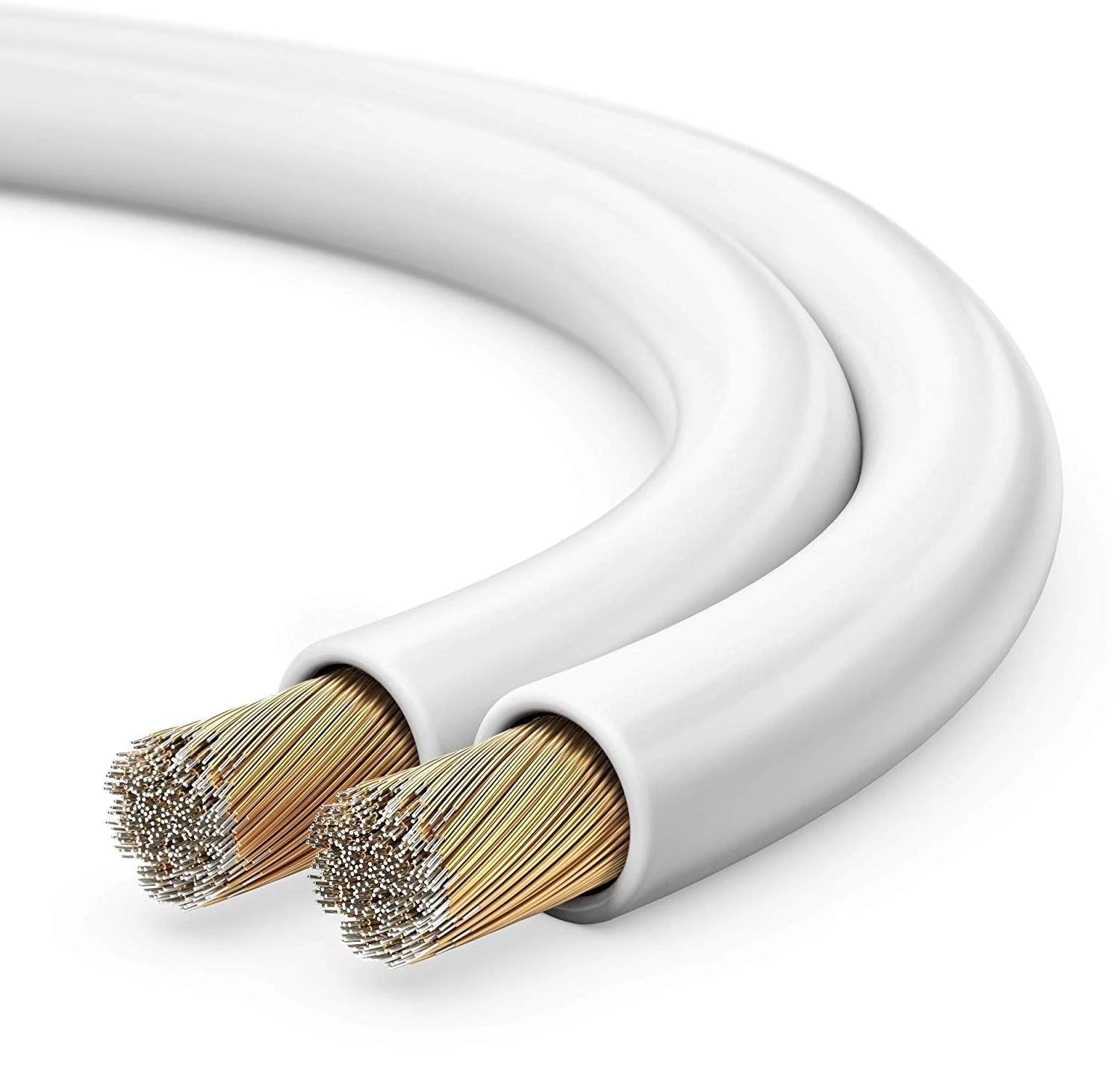 Sonero® 100 m 2 x 0.75 mm² CCA Speaker Cable White