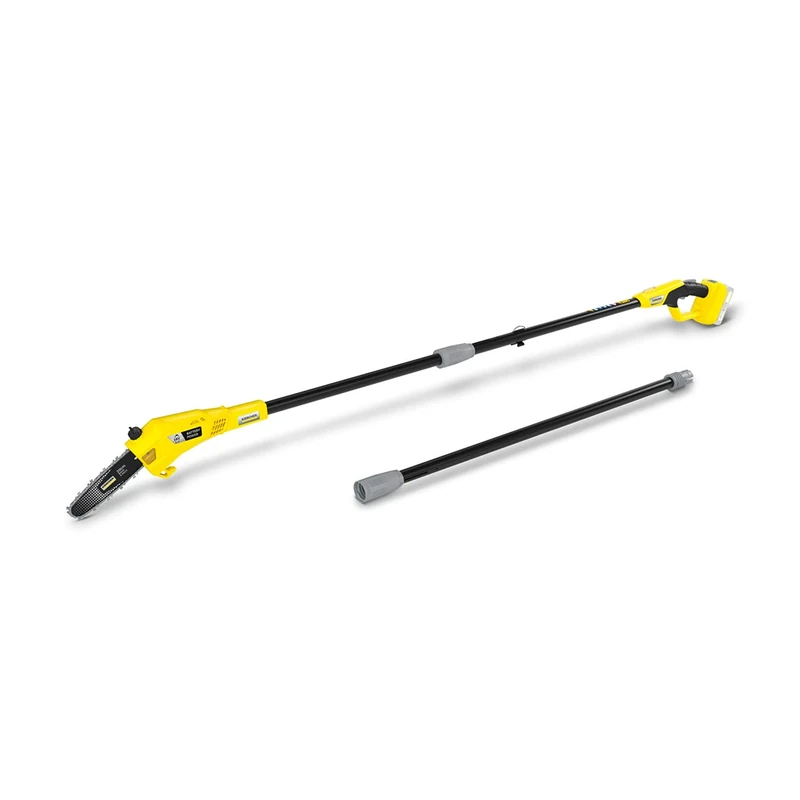 Kärcher 18v Cordless Pole Saw PSA 18-20, blade length: 20 cm, length: up to 2.90 m, automatic chain lubrication, power: max. 80-160 cuts, can be used with the 18v battery, battery not included