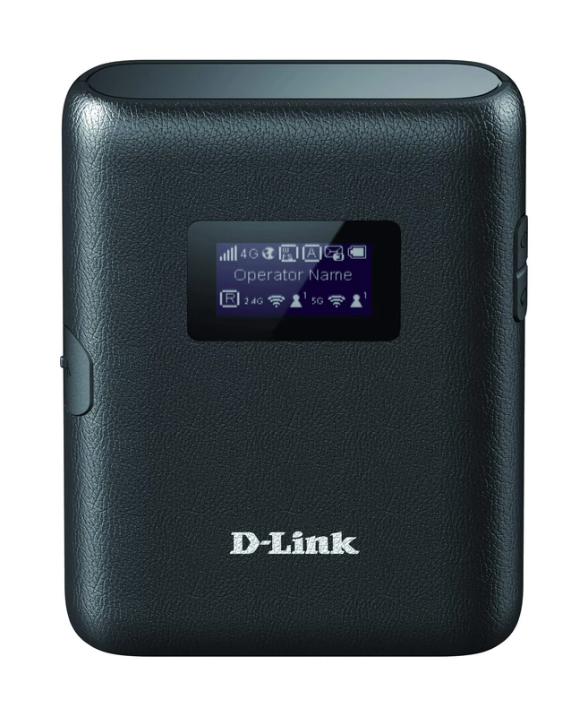 D-Link DWR-933 4G+ LTE-Advanced Cat 6 Wi-Fi Hotspot, 300 Mbps, Portable, Battery-Powered Up to 14 Hours, Dual-Band Wireless AC1200, Unlocked, Black