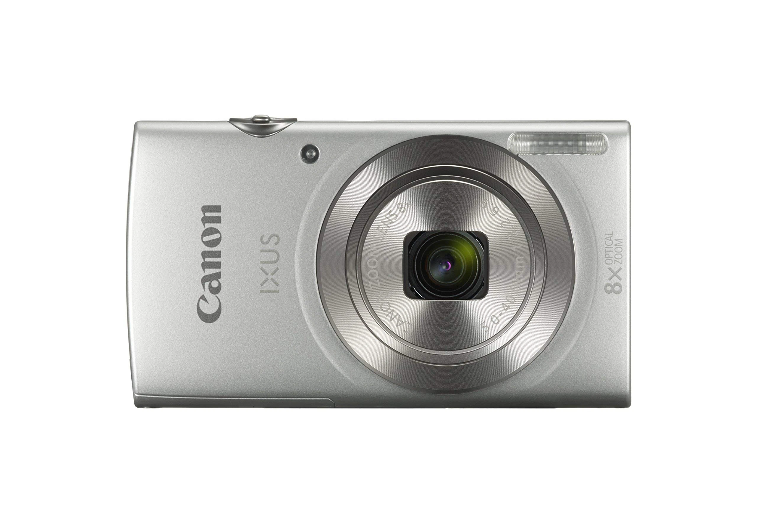 Canon IXUS 185 Digital Camera - Silver (Renewed)