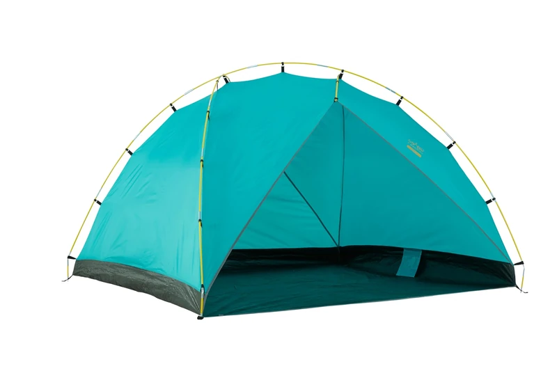 Grand Canyon TONTO BEACH TENT 4 - beach tent/beach shell 210 x 210 cm - Dome tent, UV50+, waterproof - Blue Grass (blue)
