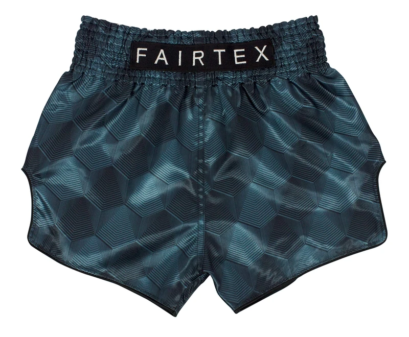 Fairtex Slim Cut Muay Thai Boxing Shorts - BS1902 (Stealth - Gray/Green, Medium)