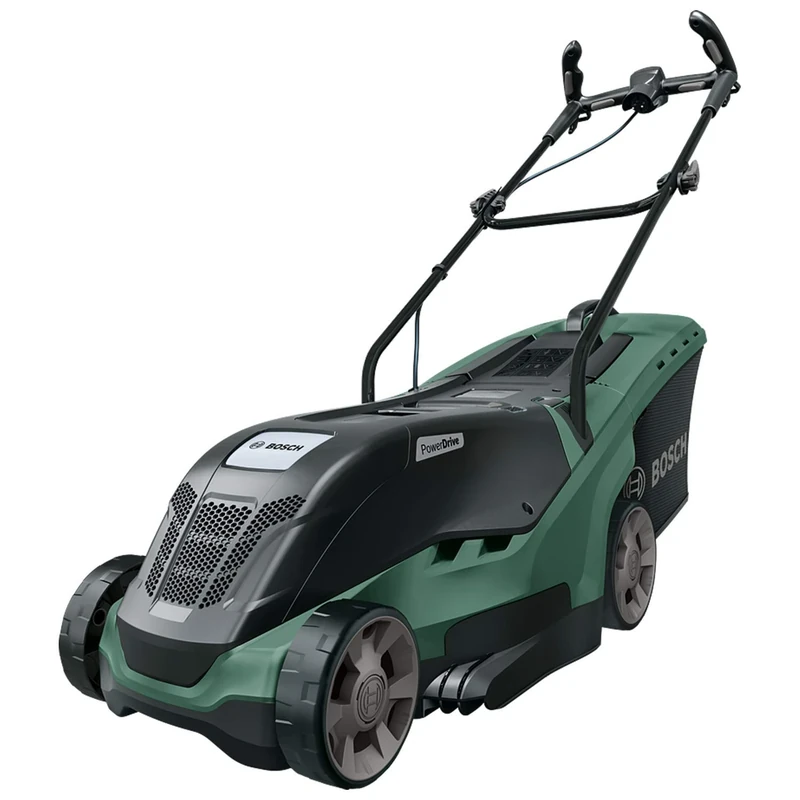 Bosch Lawnmower UniversalRotak 550 (1300 Watts, Cutting Width: 36cm, Lawns up to 550 m², in Carton Packaging)