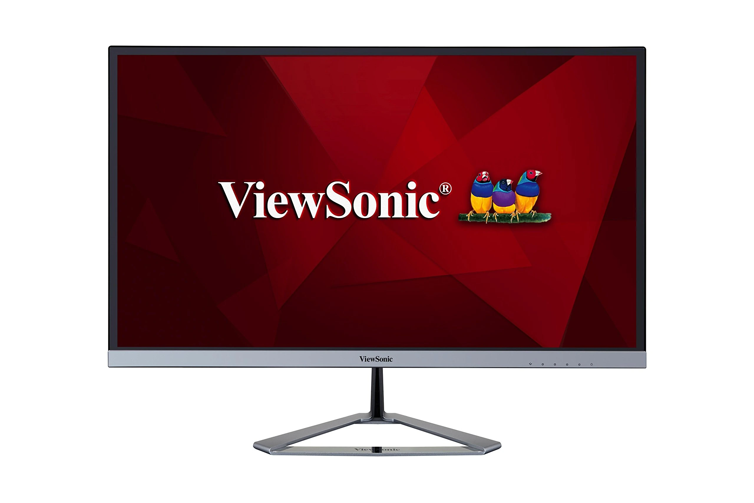 ViewSonic VX2476-SMH 24-inch IPS Full HD Monitor with 75Hz, VGA, 2x HDMI, Eye Care for Work and Entertainment at Home, Black