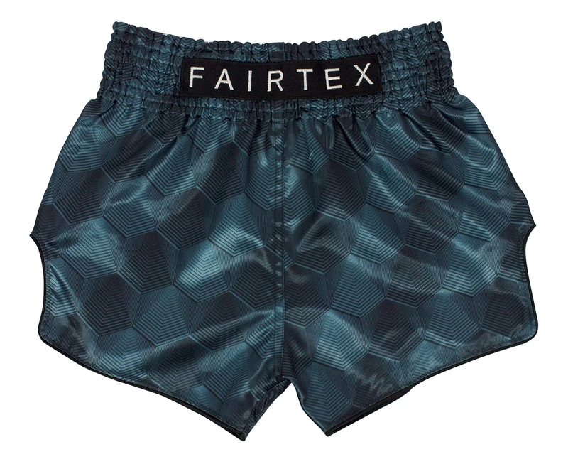 Fairtex Slim Cut Muay Thai Boxing Shorts - BS1902 (Stealth - Gray/Green, Small)