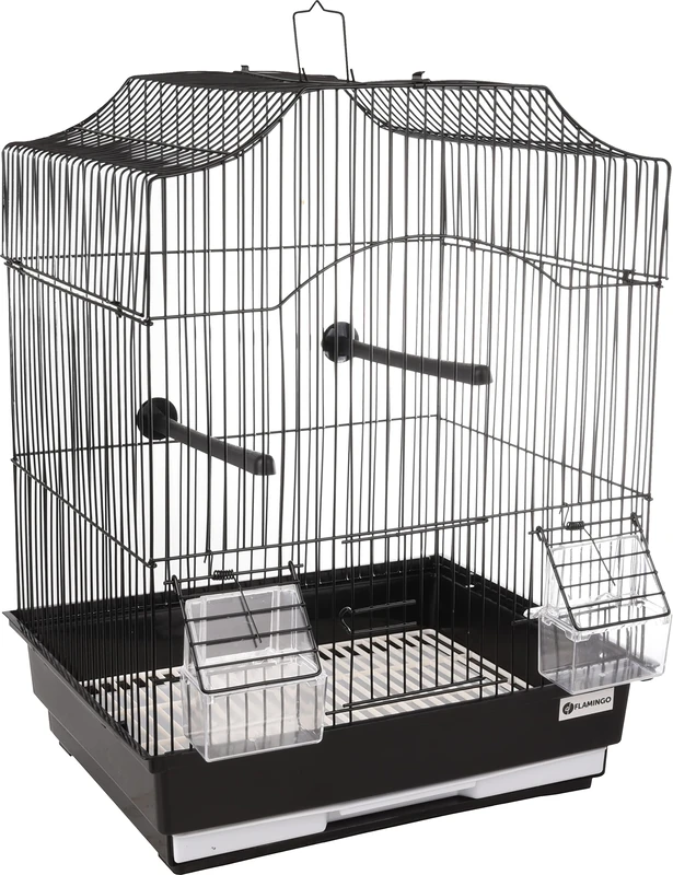 Flamingo Bird Cage Lamp 2 Black - 34 x 28 x 44.5 cm