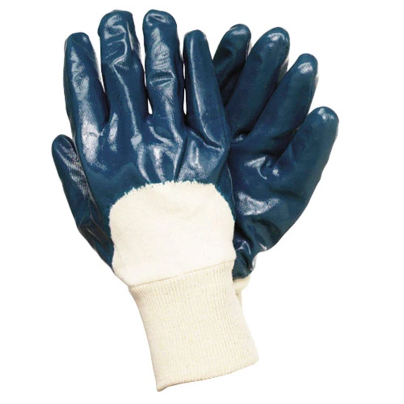 Wolfpack Professional Line 15031086 Nitrile/Canvas Heavy Nimax Gloves, 8 Inches, Multicoloured