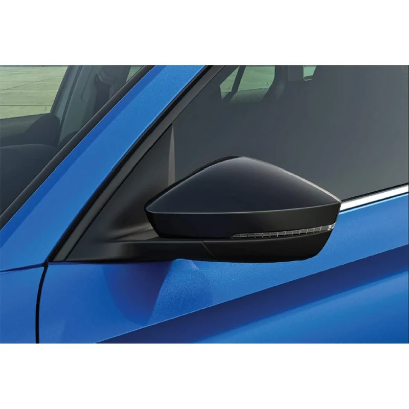 Skoda 654072530 Mirror Caps Tuning Exterior Mirror Caps Black Only Without Lane Change Assist