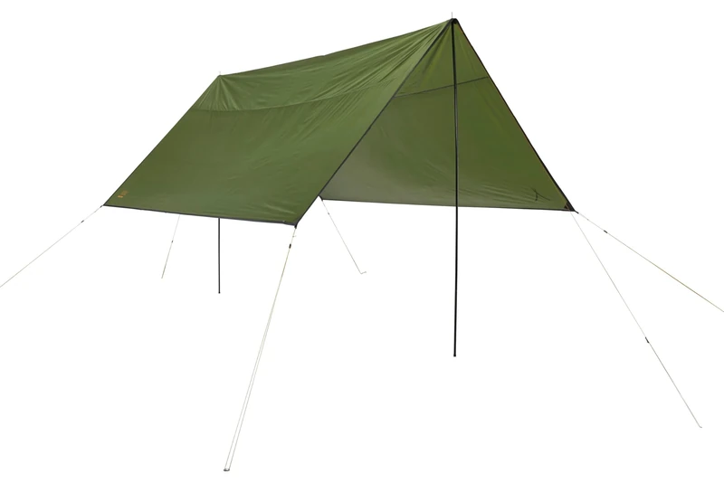 Grand Canyon Shelter ZUNI 4 - Tarp/Sunsail 400 x 400 cm - Square shape, UV50+, Waterproof - Capulet Olive (Green)