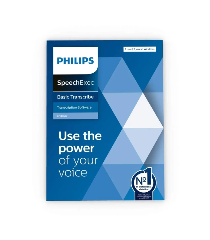 Philips SpeechExec 11 Basic Transcription Box Software LFH4622/00 (2 year subscription included)