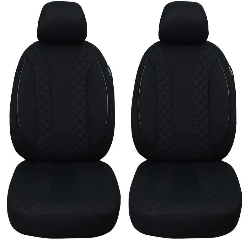 BREMER SITZBEZÜGE Seat Covers for Car Seats Compatible with Ford Transit 6 2006-2013 Driver and Passenger Protective Covers Seat Protector Seat Cover FB:N304 (Black)