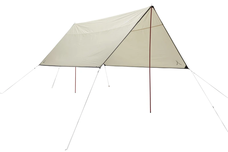Grand Canyon Shelter ZUNI 4 - Tarp/Sunsail 400 x 400 cm - Square shape, UV50+, waterproof - Mojave Desert (beige)