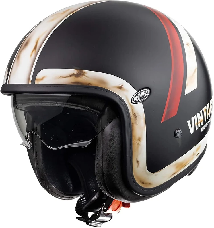Premier HELMET VINTAGE DO 92 O.S. BM,BLACK/WHITE/RED,XS