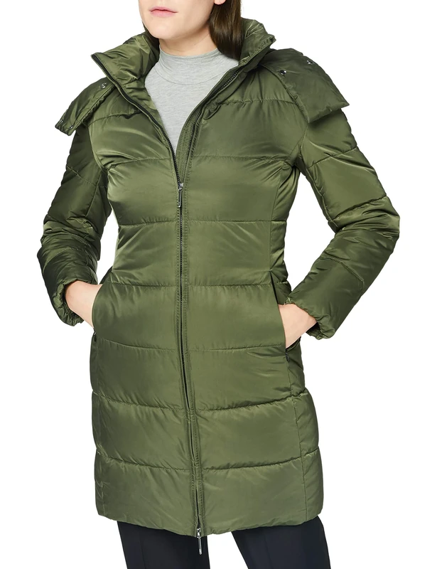 HUGO Women's Fleuris-1 Jacket, Dark Beige254, X-Large