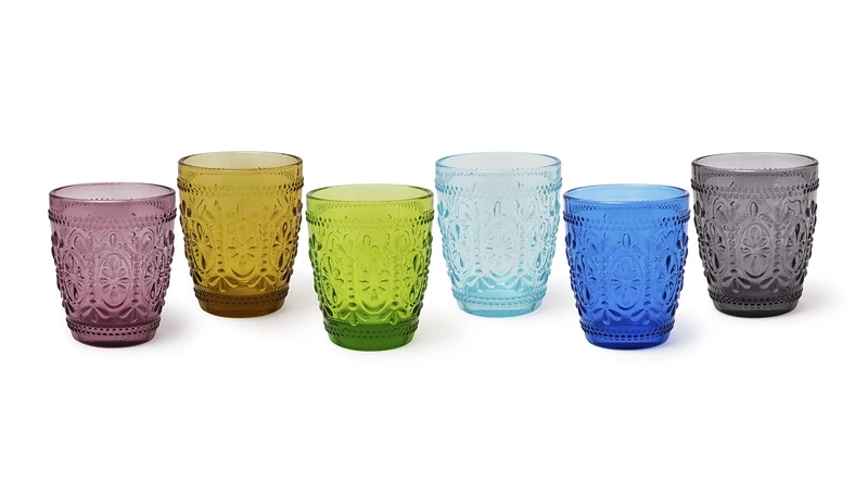 Excelsa Vinci Set of 6 Water Glasses, Glass