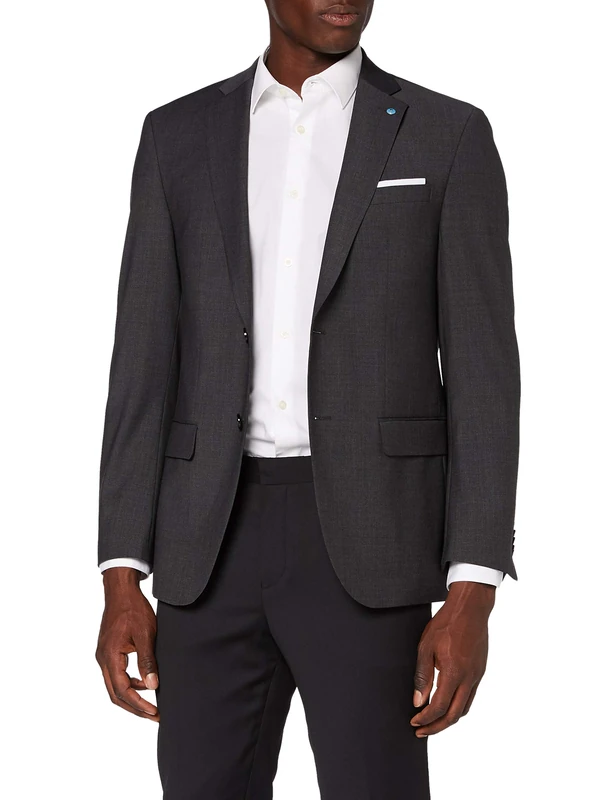 Pierre Cardin Men's Mix & Match Sakko Grant Futureflex Blazer, Gray, 38L