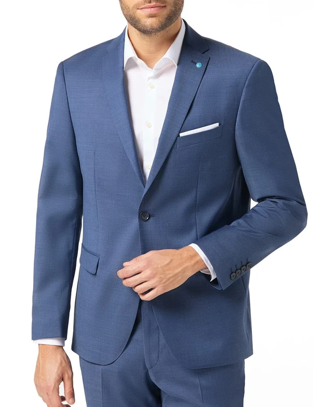 Pierre Cardin Men's Mix & Match Sakko Andre Futureflex Blazer, Blue, 44