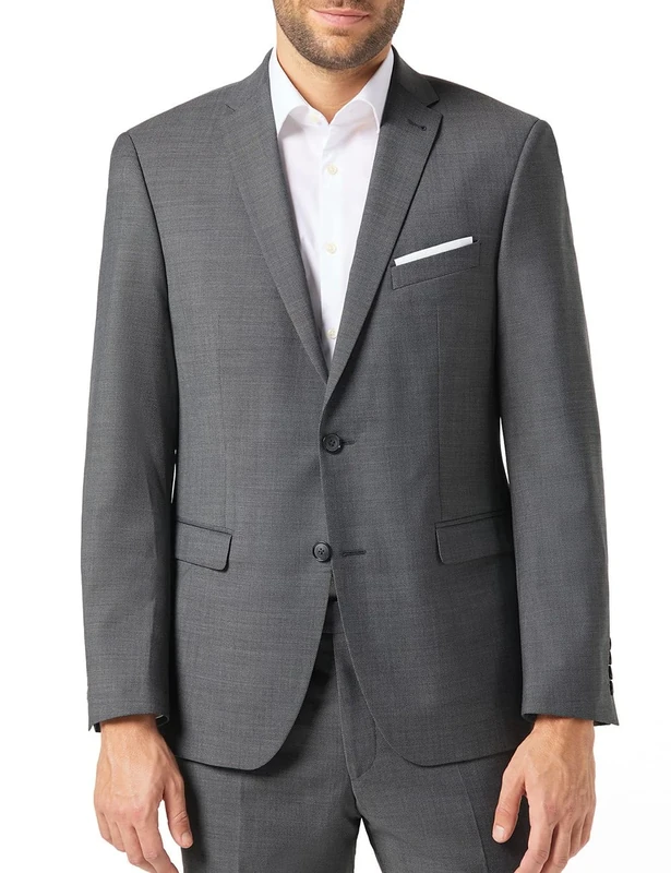 Pierre Cardin Men's Mix & Match Sakko Andre Futureflex Blazer, Gray, 56
