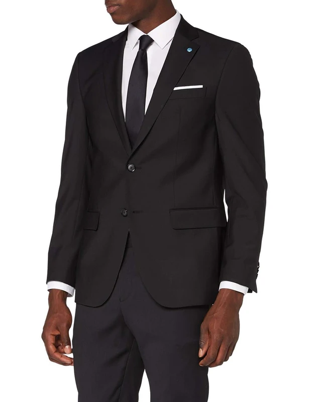 Pierre Cardin Men's Mix & Match Sakko Grant Futureflex Blazer, Black, 25