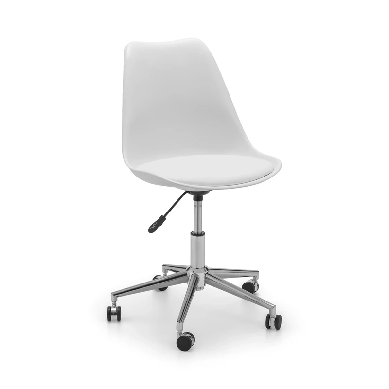 Julian Bowen Erika Office Chair - White/Chrome Chairs